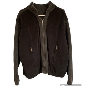 Bogner men’s extra large sweater jacket black